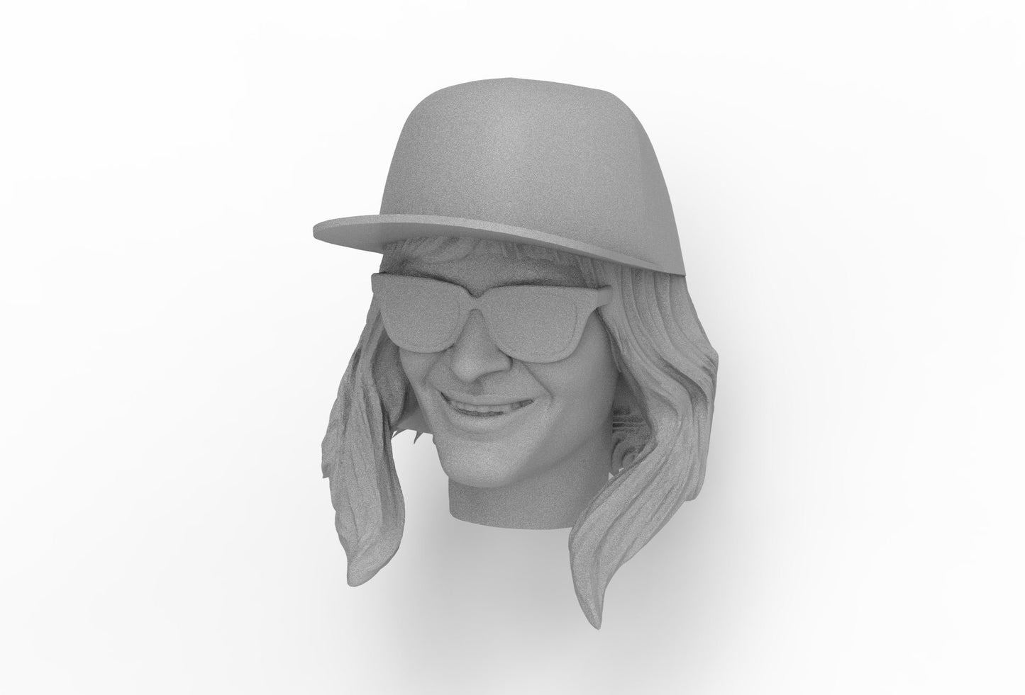 CJ-7 driver head - Hayley with cap