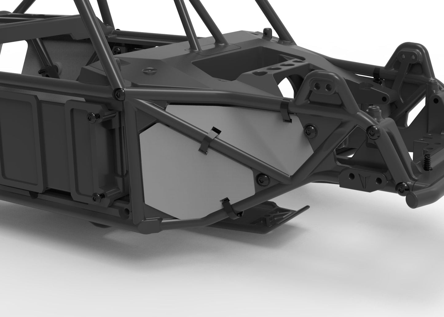 Optic front cage inner shields