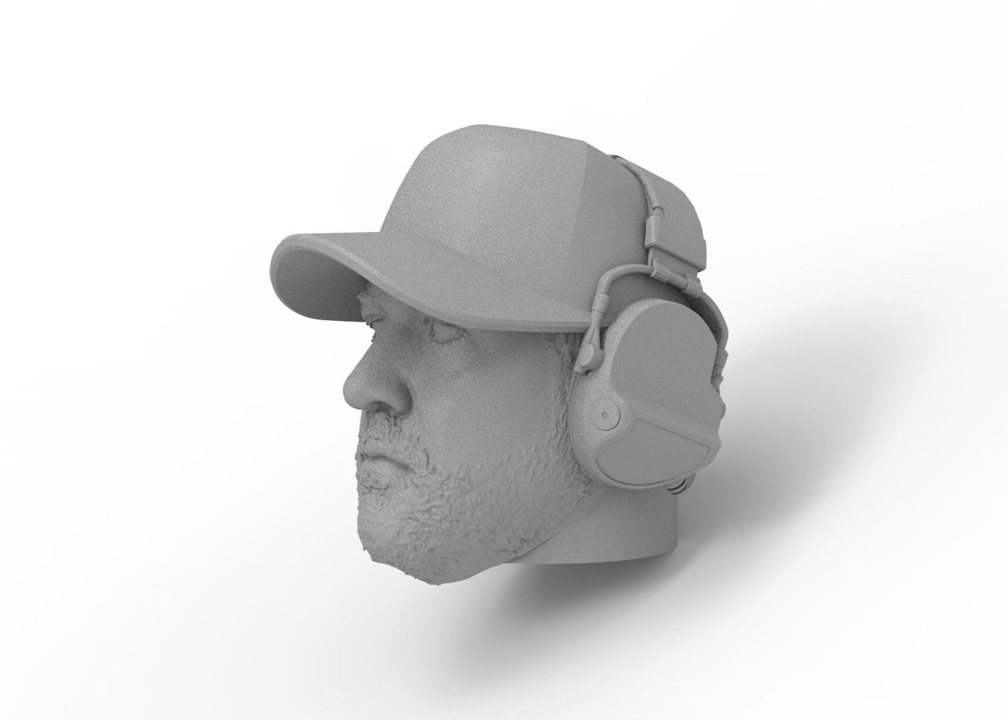 Optic driver head - Josh with headphones