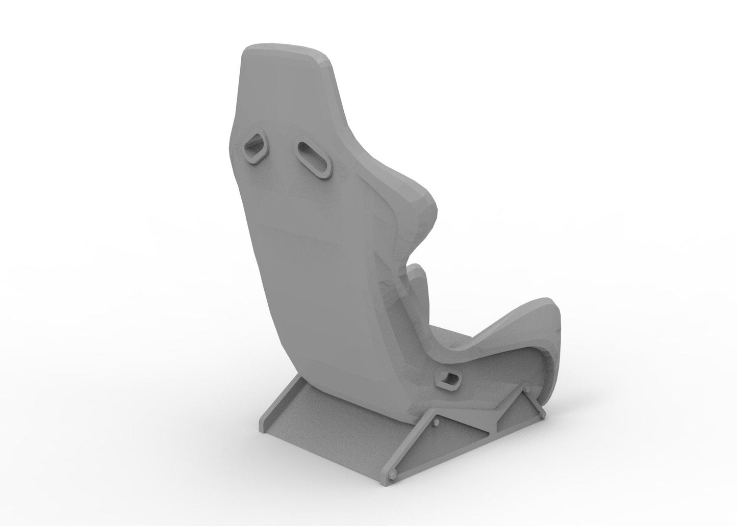 Single driver bucket seat