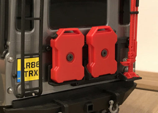 TR10013 TRX-4 rear door mount Type1 3d printed Part shown installed on the Traxxas TRX-4 Defender (sold seperately)