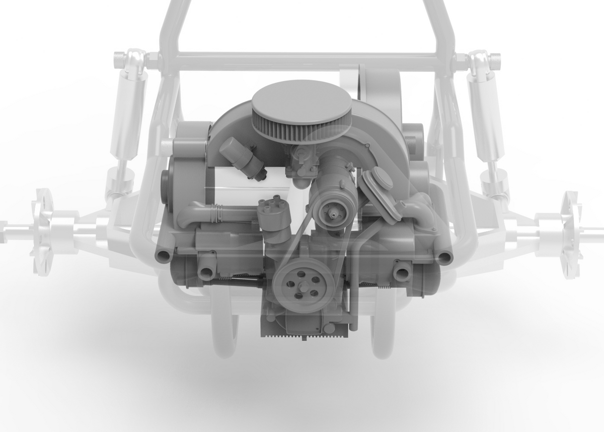Sand Scorcher Mk3 Flat 4 High Detail Engine
