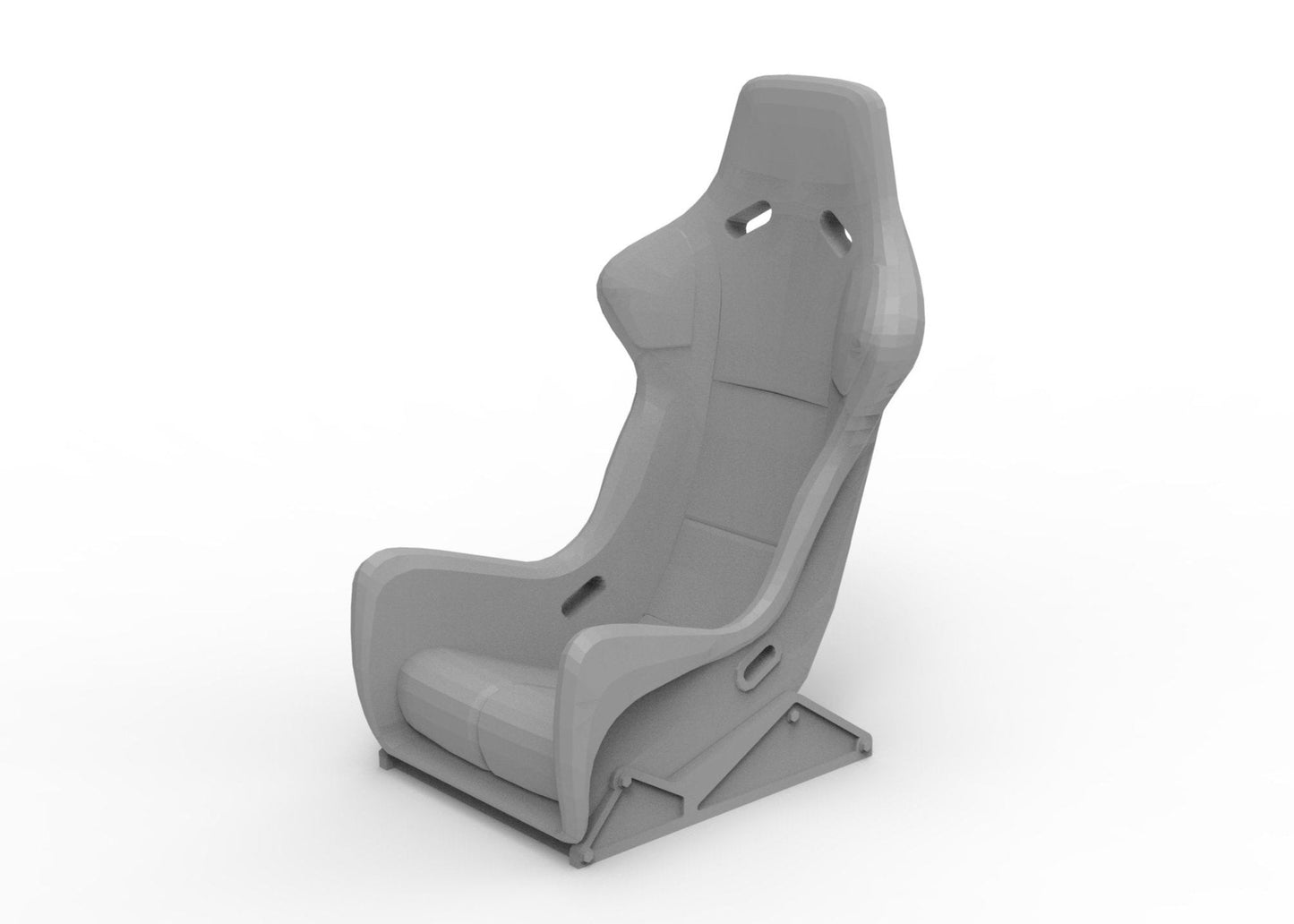 Single driver bucket seat