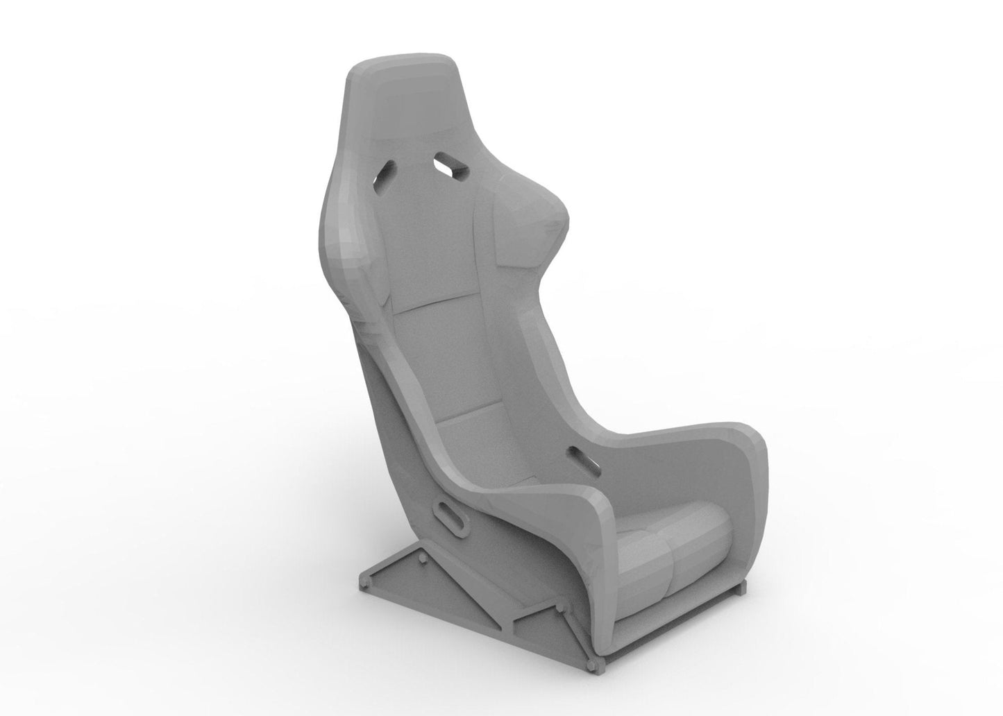 Single driver bucket seat