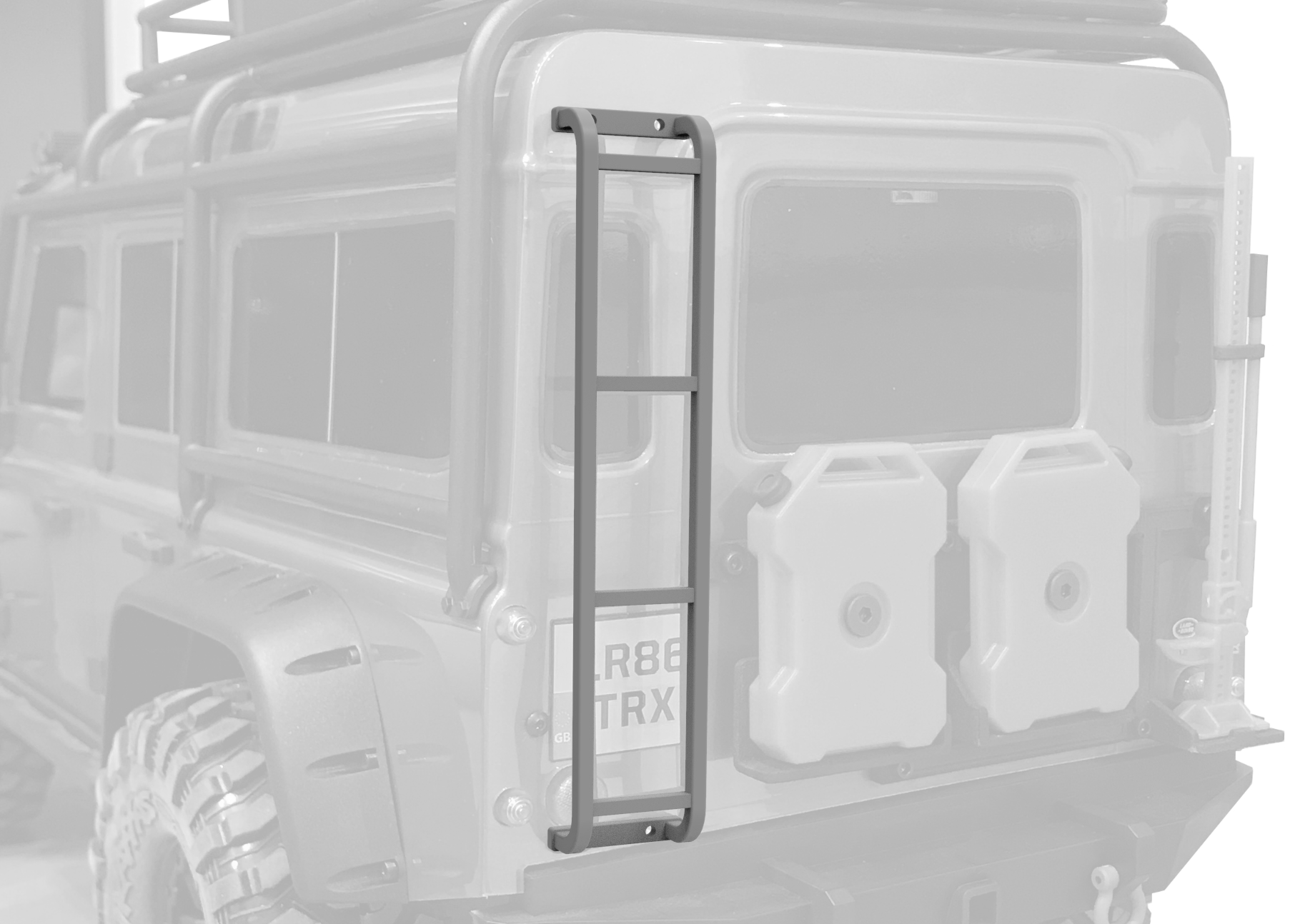 D110 Defender rear ladder – Knight Customs